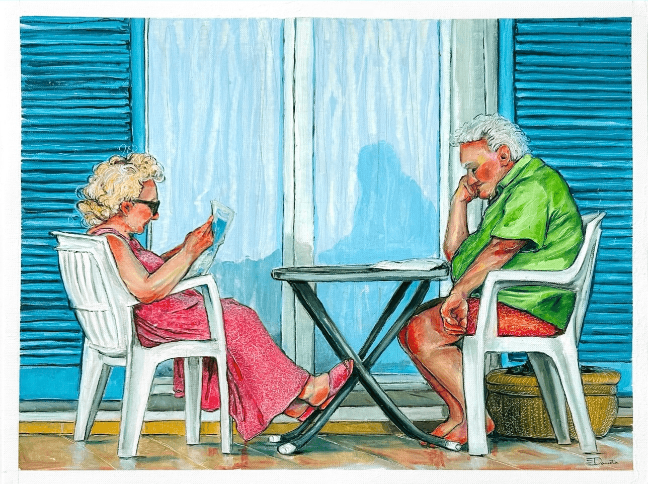 Vacaciones en el mar.